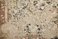 فرش ماشینی افرند 1200 شانه گل برجسته زمینه نقره ای کد 1505 - Image 4