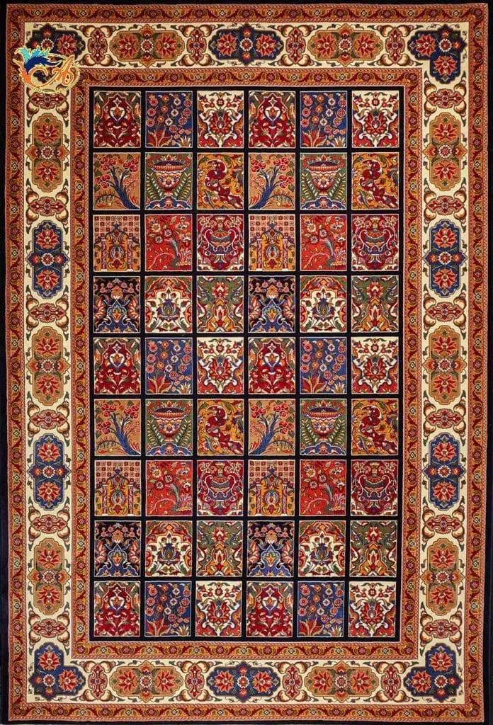 گبه ماشینی افرند 700شانه کد 800 زمینه سرمه ای