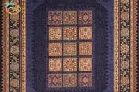 Afrand machine made gabbeh rug, navy Base Color, code 731 - Image 2