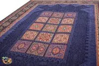 Afrand machine made gabbeh rug, navy Base Color, code 731 - Image 4
