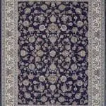 Afrand machine carpet 1250 reeds, navy base color, code 24300