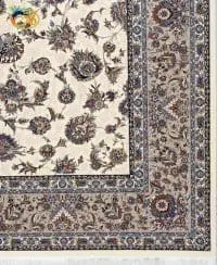 فرش ماشینی افرند زمینه کرم- کد 24300