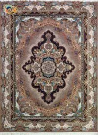 Afrand machine carpet 700 reeds, Chocolate base color, code 7761