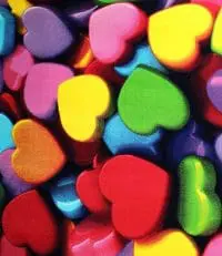 فرش کودک افرند طرح قلب رنگی کد 128 - Image 2