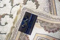 Afrand machine carpet 1200 reeds with High Bulk, cream base color, code 2232 - Image 7