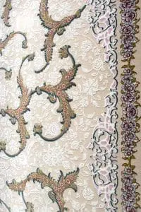 Afrand machine carpet 1200 reeds with High Bulk, cream base color, code 2232 - Image 3