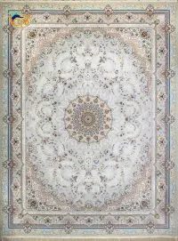 Afrand machine carpet 1500 reeds with High Bulk, cream base color, code 55013