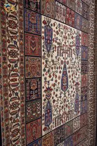 گبه ماشینی افرند زمینه سرمه ای کد 821 - Image 2