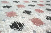 فرش ماشینی افرند 500 شانه گل برجسته کد 6609 - Image 4