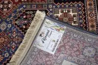 گبه ماشینی افرند 700شانه کد 732 زمینه سرمه‌ای