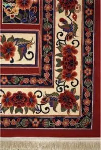 Afrand machine made gabbeh rug, lacquer Base Color, code 826 - Image 4