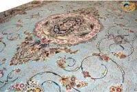 Afrand machine carpet 1200 reed with High Bulk , blue base color, code 2231 - Image 6