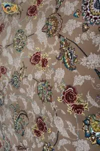 Afrand machine carpet 700 reeds, Chocolate base color, code 7759 - Image 3