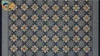 Afrand machine rug, Navy base color, code 9902 - Image 2