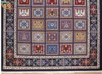 Afrand machine rug, Navy base color, code 9905 - Image 2