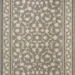 فرش ماشینی 1200 شانه گل‌ برجسته دودی طلاكوب