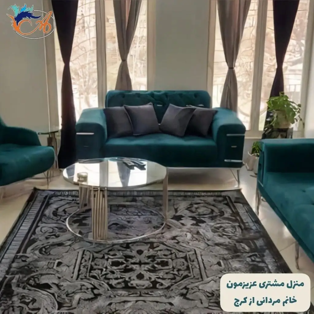 فرش ماشینی افرند ۴۲۰ شانه کد ۴۲۱۲