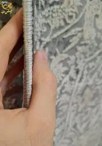 فرش ماشینی پتینه گل برجسته