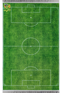 فرش ماشینی طرح زمین فوتبال