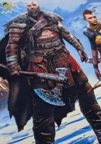 فرش ماشینی طرح God of War