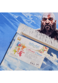 فرش ماشینی طرح God of War