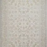 فرش گل برجسته زمینه صدفی