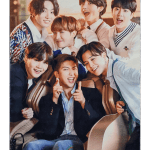 فرش ماشینی 700 شانه طرح BTS