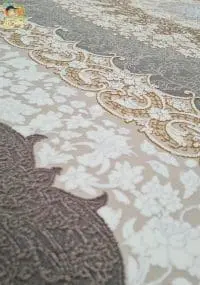 فرش 1200 شانه زمینه ذغالي