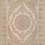 فرش 1500 شانه زمينه کرم