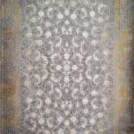 فرش زمینه دودی گل برجسته