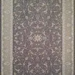 فرش گل برجسته زمینه دودی