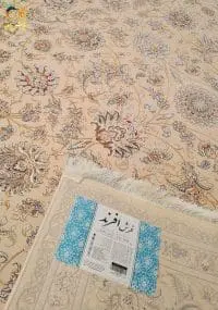 فرش 1500 شانه زمینه کرم
