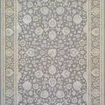 فرش 1200 شانه زمينه نقره ای