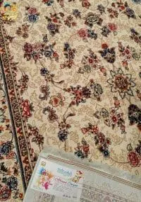 فرش ماشينی 500 شانه کرم