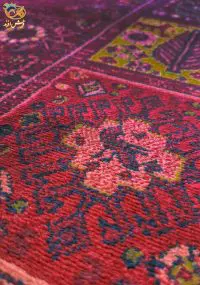 گبه ماشینی افرند کد 56845 زمینه لاکی - Image 2