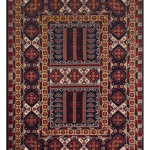 گبه ماشینی افرند کد 56840 زمینه سرمه‌ای