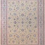 Machine-made carpet, handmade, 1250 comb, code 24800, beige background