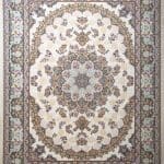 Afrand machine carpet 1200 reed with High Bulk, cream base color, code 2221