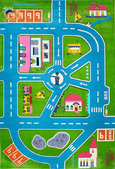 فرش نقشه‌ی شهر افرند از سری فرش‌های بازی مجموعه‌ی کودک افرند است. در این فرش شما می‌توانید خیابان‌های یک شهر، خانه‌ها، مغازه‌ها و ایستگاه‌های تاکسی و اتوبوس آن را مشاهده کنید.