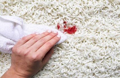 How to remove blood stains from carpets