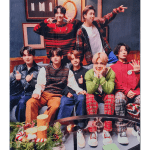 فرش ماشینی 700 شانه طرح BTS