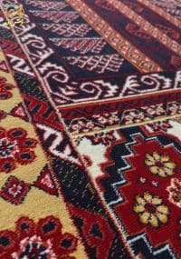 گبه ماشینی افرند کد 56840 زمینه سرمه‌ای - Image 2
