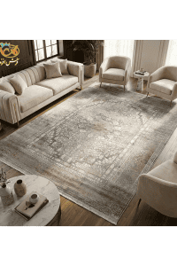 فرش ماشینی 1200 شانه نقره‌ ای