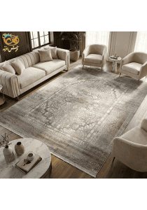 فرش ماشینی 1200 شانه نقره‌ ای