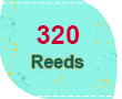 320 reeds